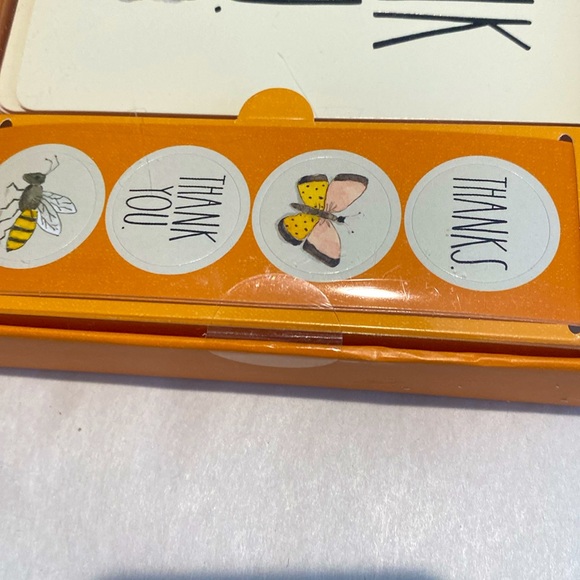 RAE DUNN Thank You Note Cards. New and unopened.with envelopes, cards & stickers - Picture 5 of 6